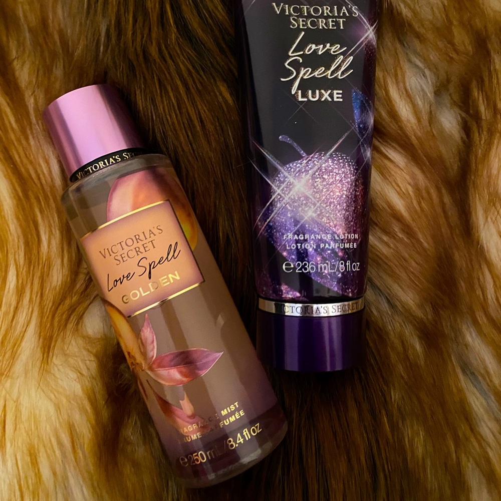 NEW Victoria secret Love Spell Fragrance set